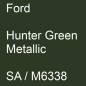 Preview: Ford, Hunter Green Metallic, SA / M6338.